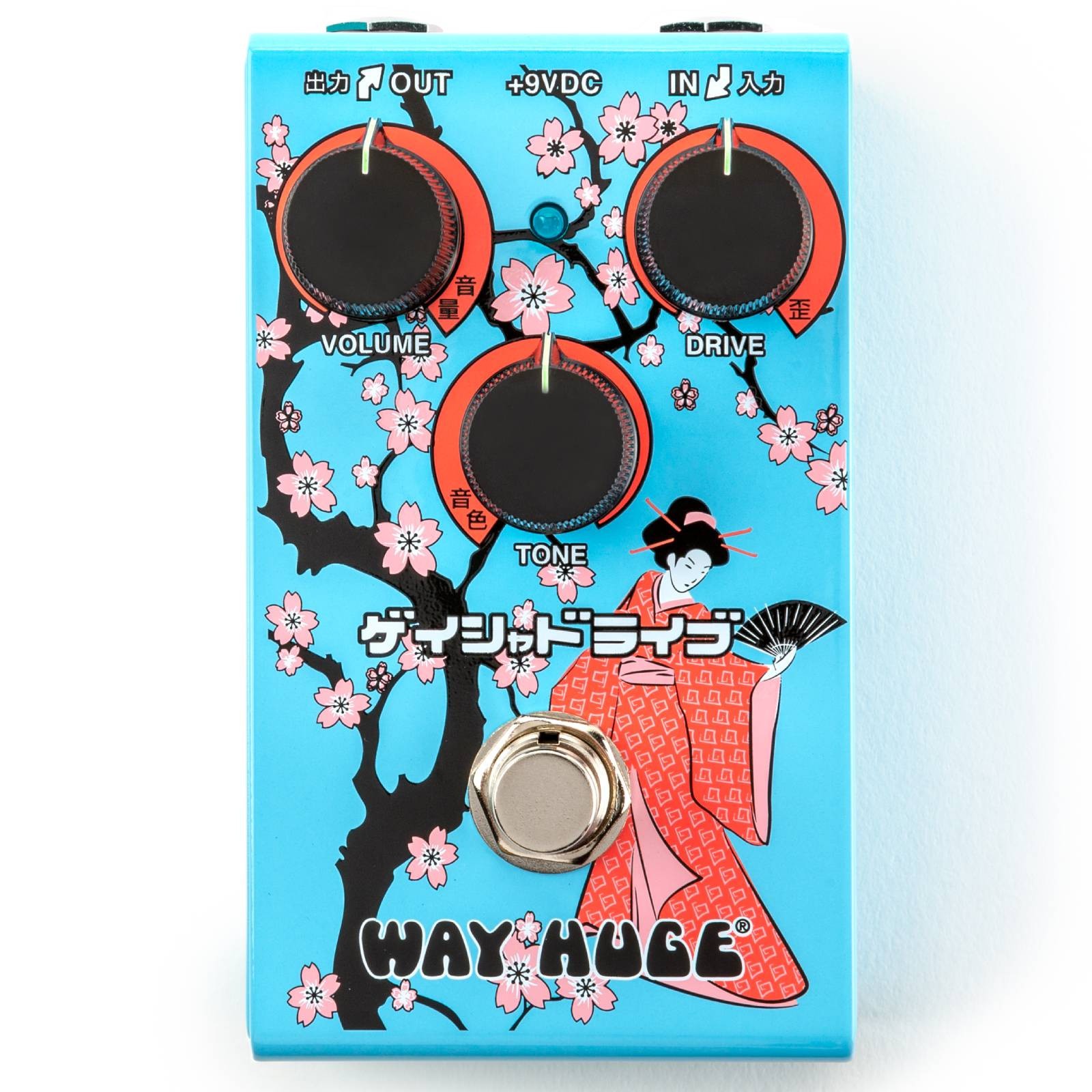 Way Huge Smalls WM32B Geisha Drive Guitar Effect Pedal, Blue