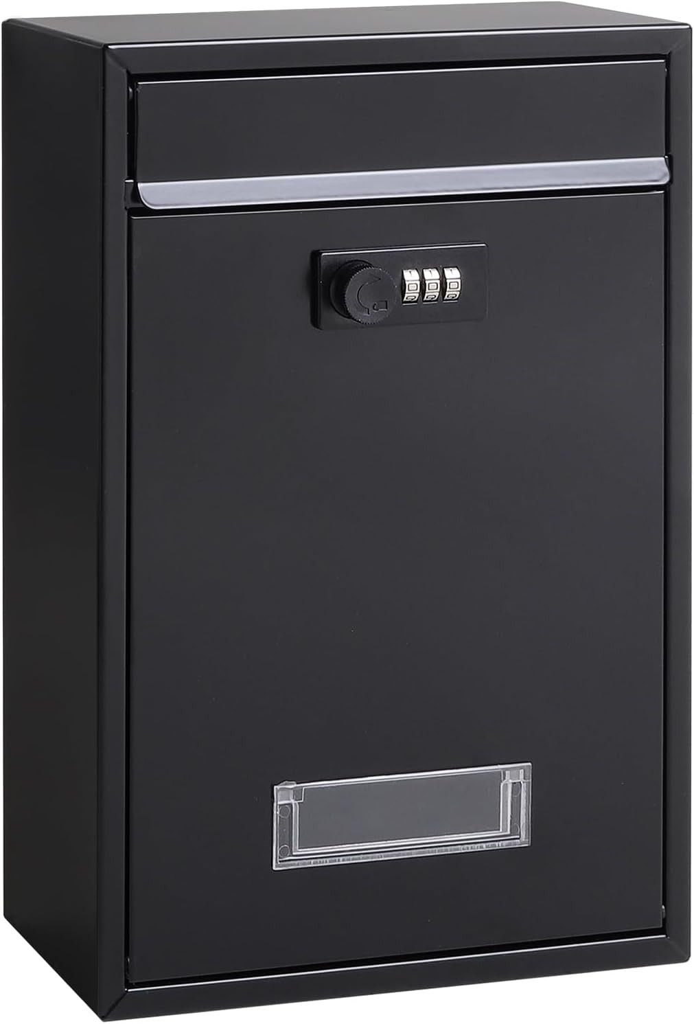 Locking Mailbox Wall Mounted Vertical-  Mail Boxes with Combination Lock Large C