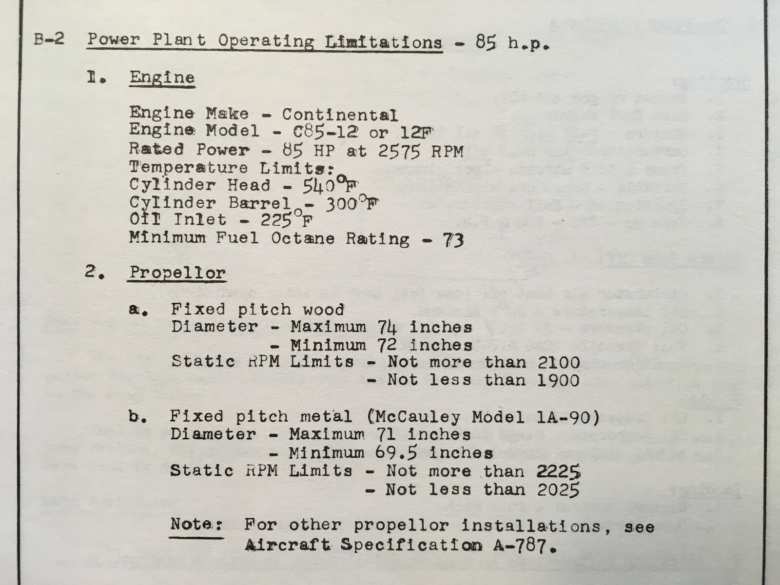 Ercoupe Model 415-D Airplane Flight Manual