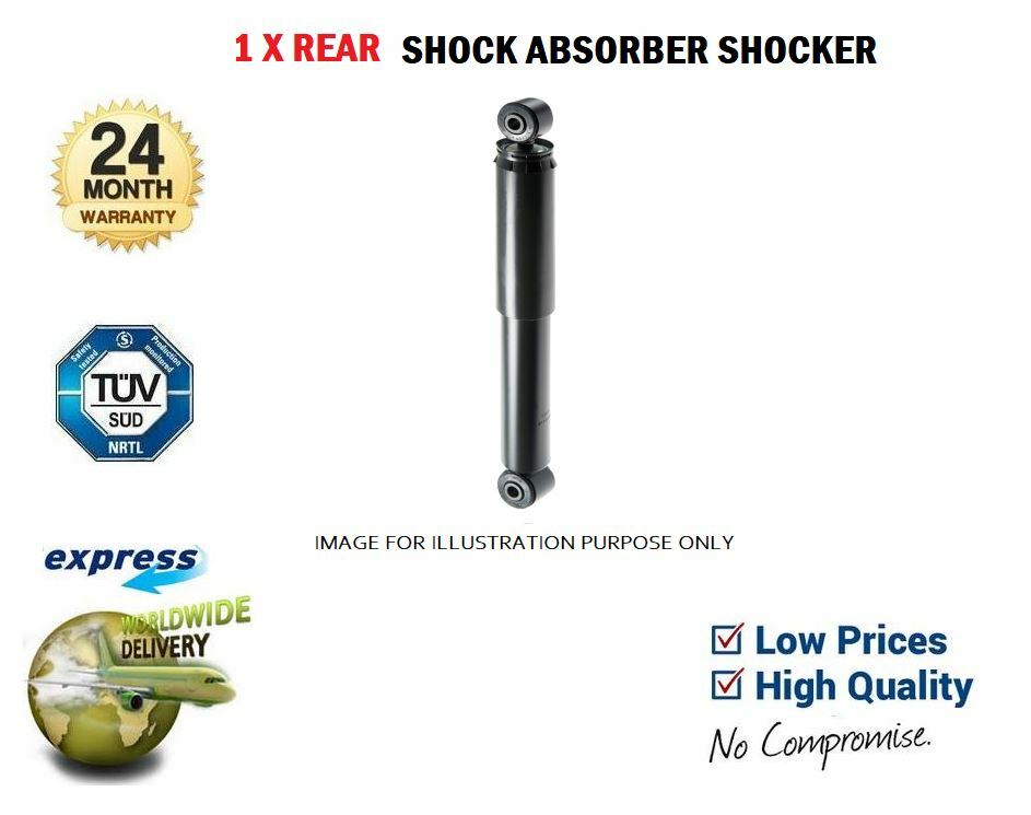 1x REAR AXLE Shock Absorber for FIAT DOBLO Combi 1.6D Multijet 2015-on