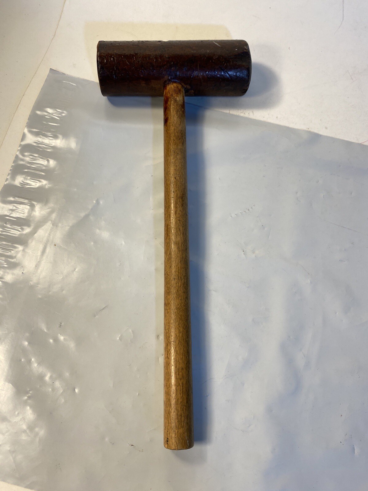 Vintage Wood Mallet 8 1/4” Handle 3 Oz