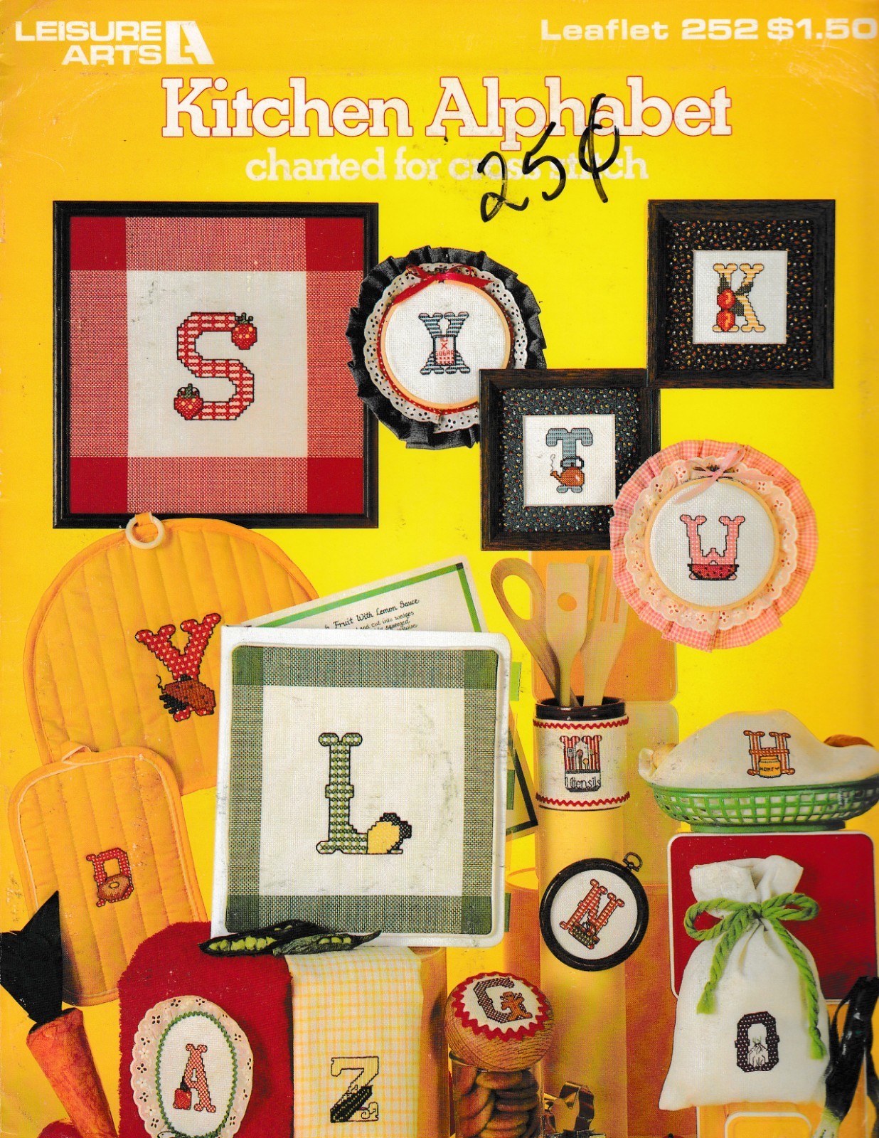 Kitchen Alphabet Charted for Cross Stitch | Leisure Arts 252