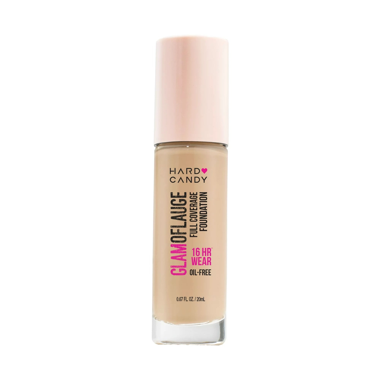 HARD CANDY FULL COVERAGE FOUNDATION OIL FREE WARM BEIGE 1510