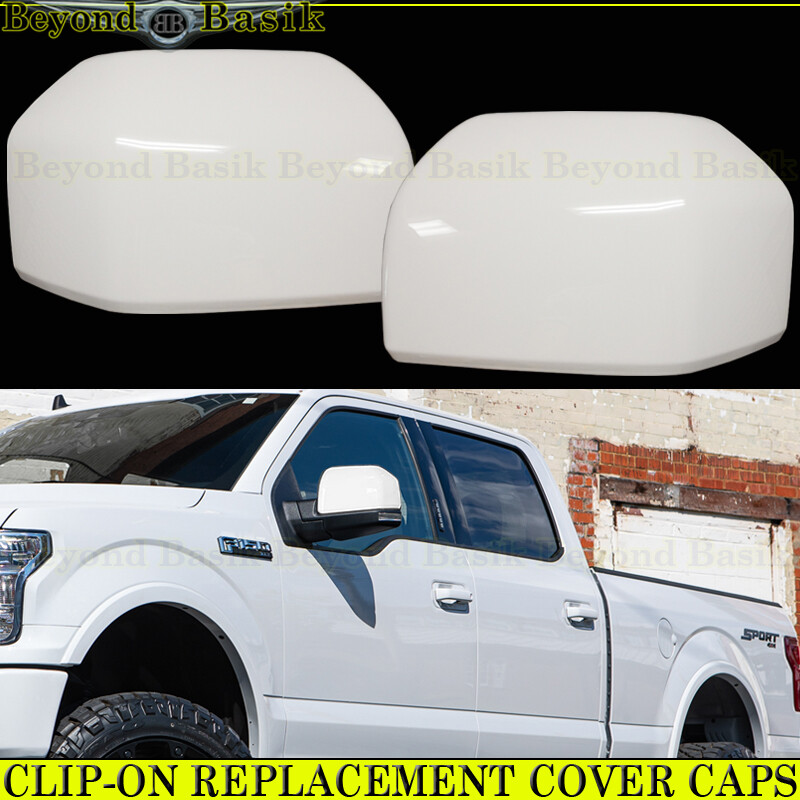 2015 16 17 2018 2019 2020 Ford F150 Mirror COVERS Skull Caps Z1 YZ OXFORD WHITE