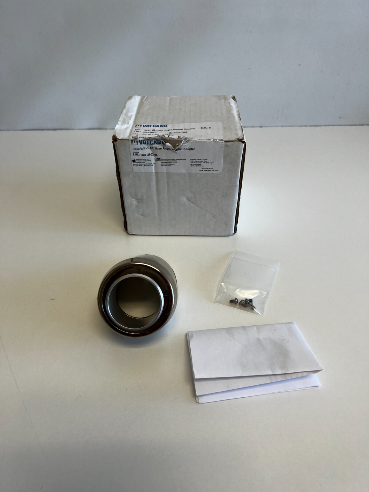 Shelf2:  Volcano 430-2902.06 Kit, Hose Angle Support Coupler