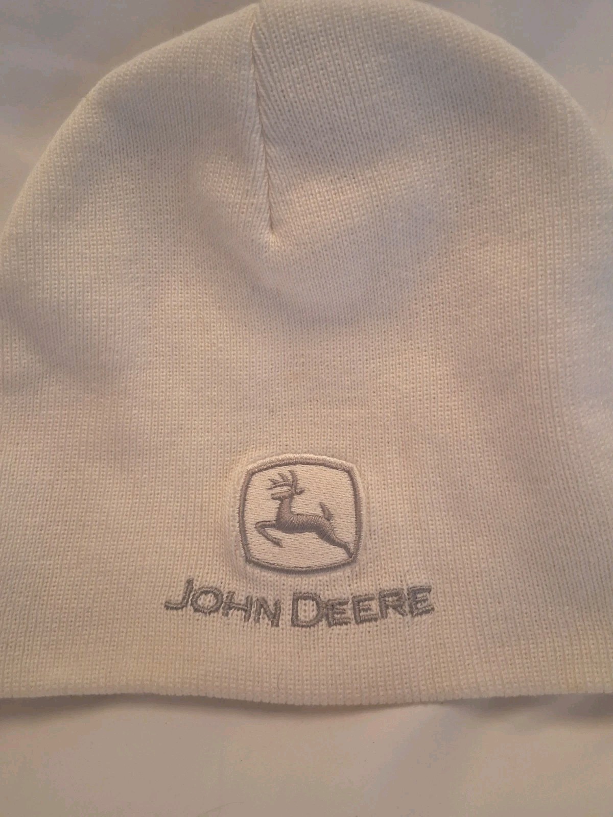 John Deere Beanie Tobbogan stocking cap winter skull ski hat JD tractor tabogan