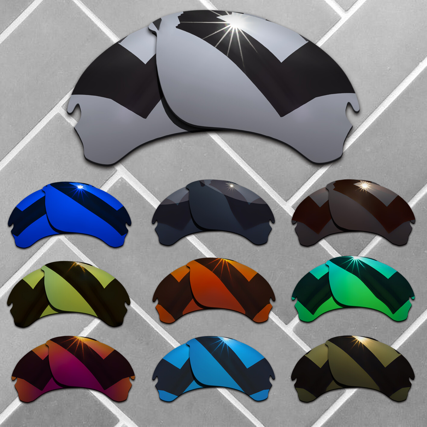 Polarized Replacement lens for-Oakley Si Speed Jacket OO9228 Antiscratch Choices