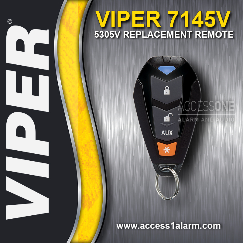 Viper 5305V Alarm - Remote Start Replacement Remote Control 7145V EZSDEI7141