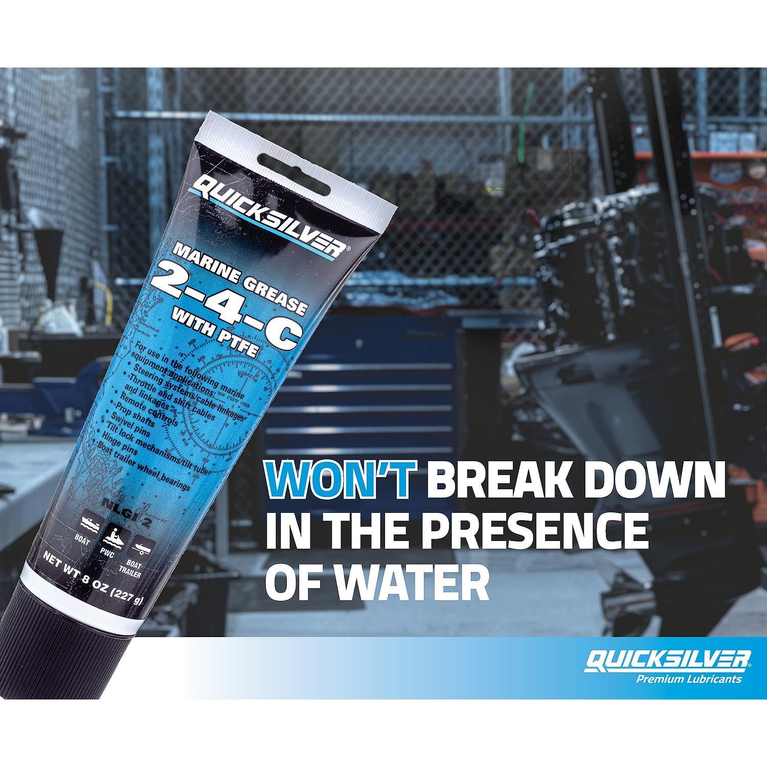Quicksilver 802859Q1 2-4-C Marine Grease with Unspecified, Unspecified