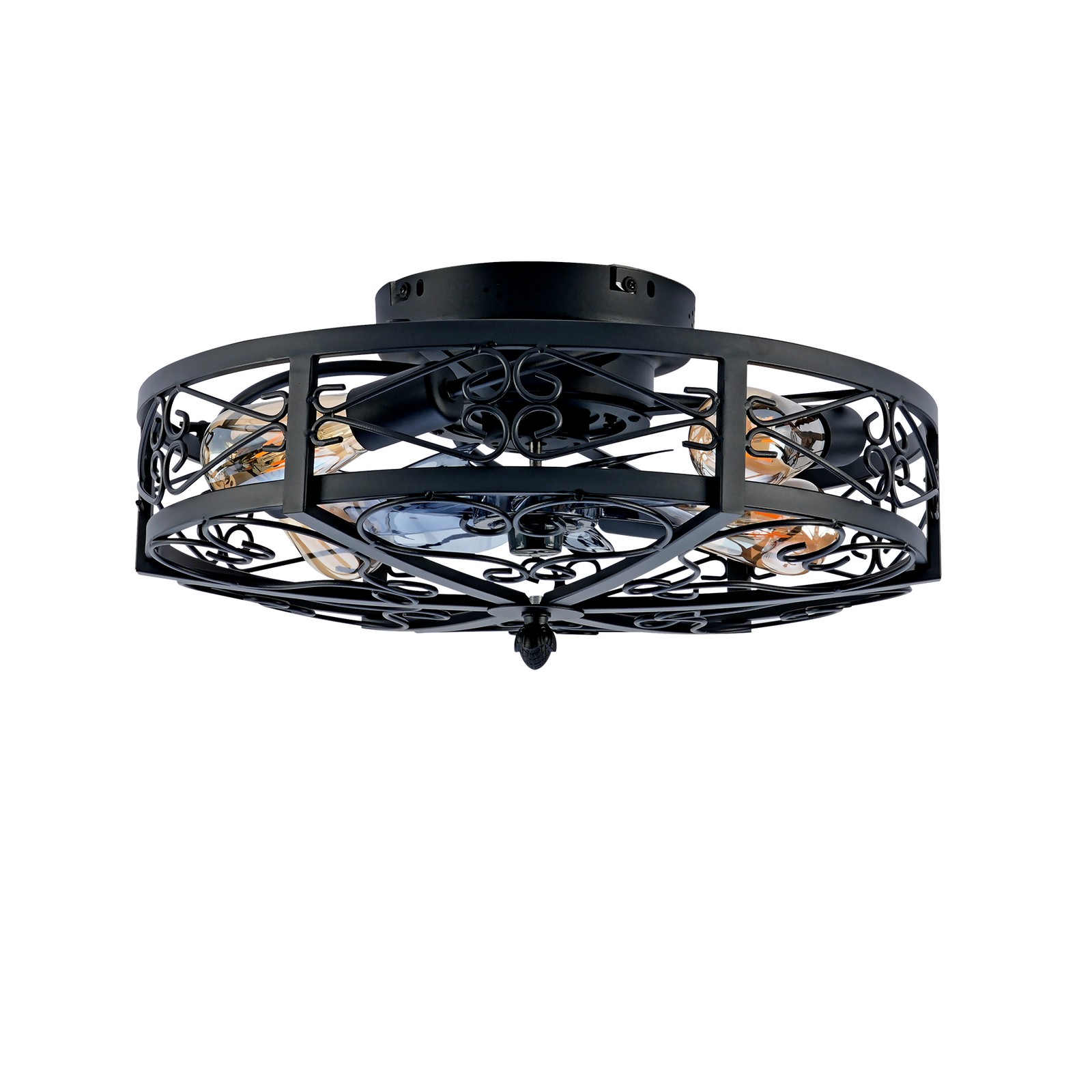 20'' Mounting Type Ceiling Fan,Reversible Motor, DC Remote Control,Speed Ceiling
