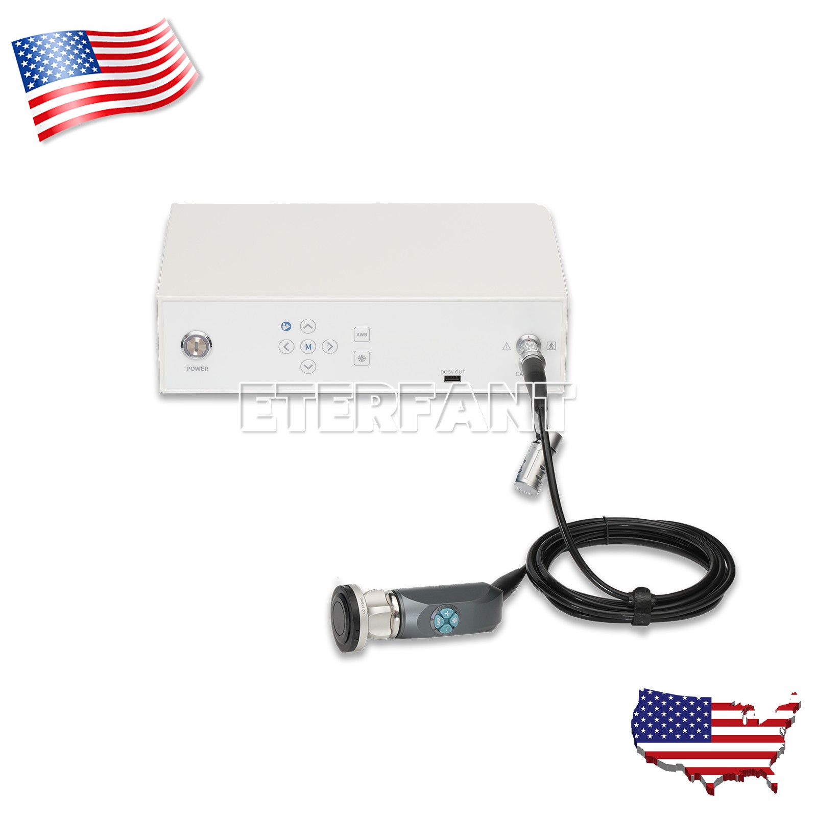 1080p Full HD ENT Endoscopy Laparoscopic Camera Main Unit/Endoscope Handle US