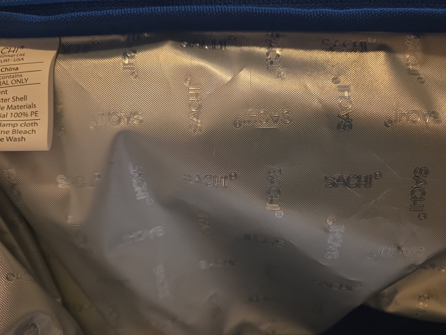 Sachi Blue and Gray Medium Cooler Bag