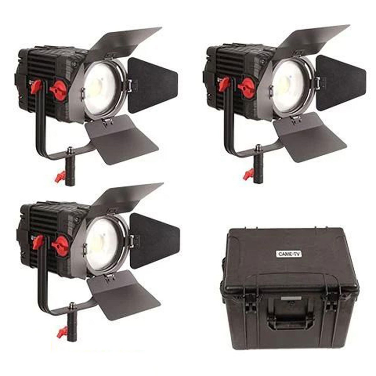 Came-TV Boltzen F150S 150W MKII Fresnel Focusable LED Bi-Color 3-Light Kit with