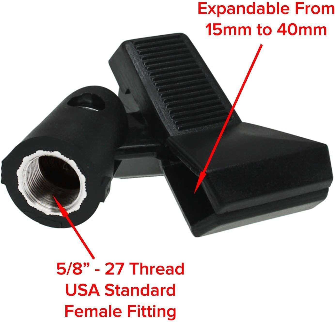 Performance Plus Clip-Style Standard Microphone Holder (MH1)