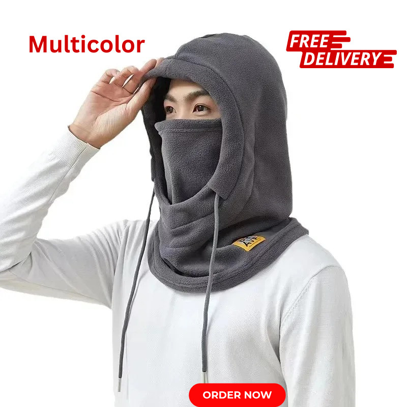 3in1 Windproof Winter Warmer Hat Mask Neck Balaclava Men Women Cycling Outdoor