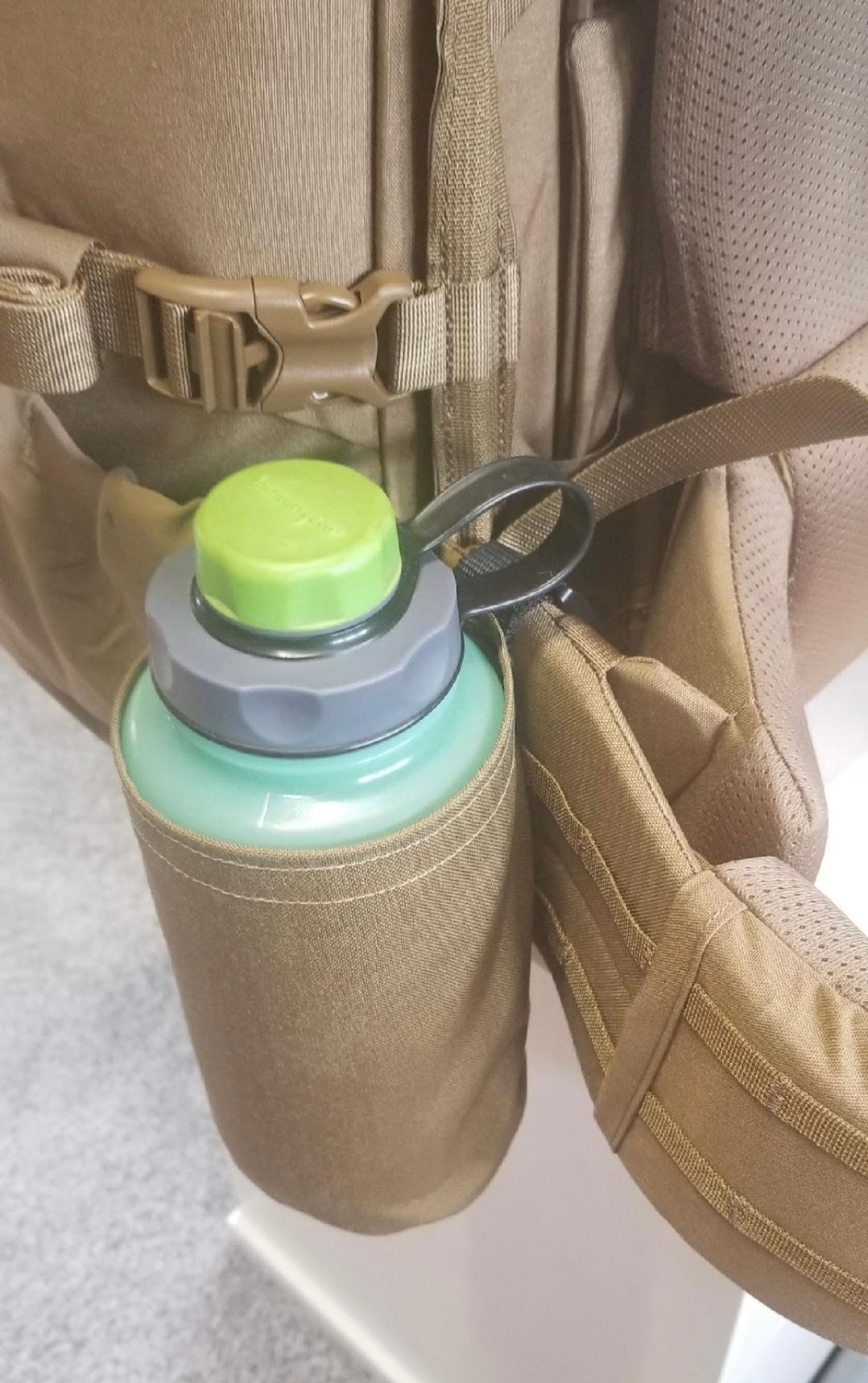 UL Hiker/ Jimmy tarps Universal Nalgene Water Bottle Holder -Khaki