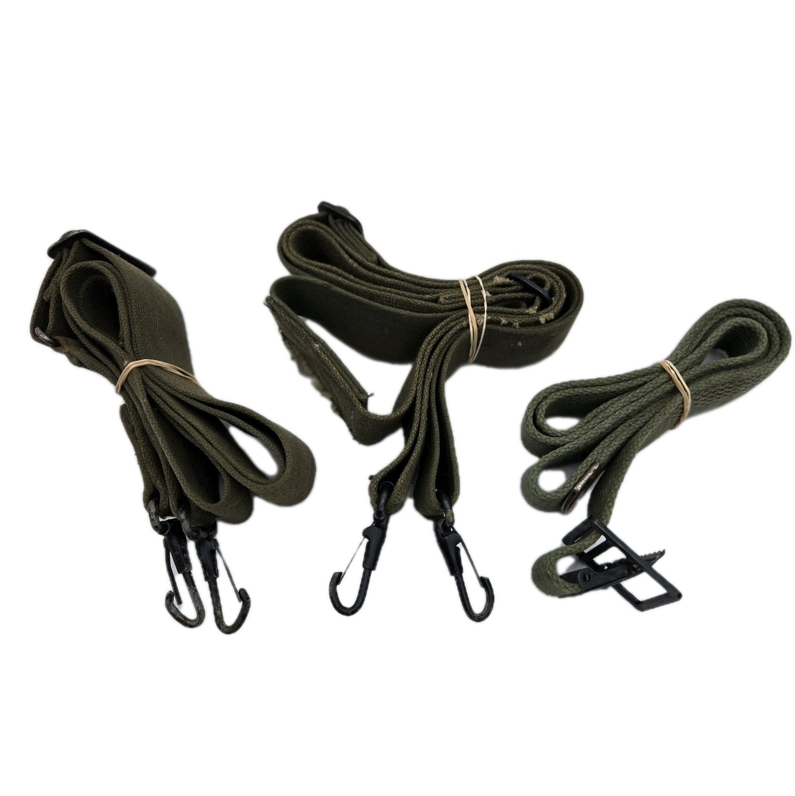 3 - US Military Issue Vietnam Era General Purpose Carry Strap Sling Belt Canvas