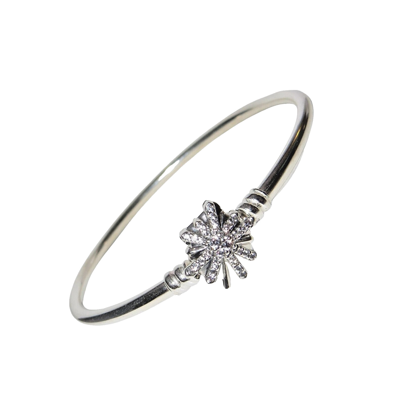 Pandora Bangle Charm Bracelet Fireworks Best is Yet To Come Ltd Ed 6.7" 597563CZ