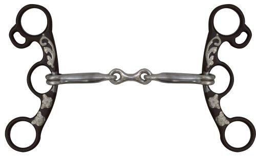 Showman Brown Steel Short Shank Dogbone Bit