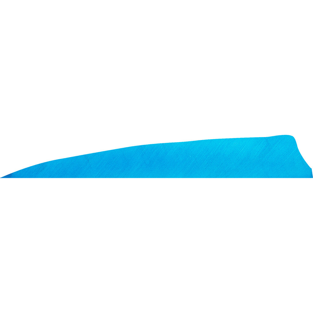 Gateway Shield Cut Feathers Sky Blue 4 in. LW 50 pk.