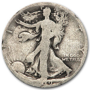 1919-D Walking Liberty Half Dollar AG - SKU#7871