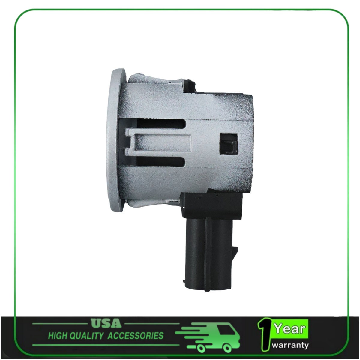 For 14-18 DODGE RAM 1500 BUMPER PARK ASSIST SENSOR BRACKET SILVER+BRACKET