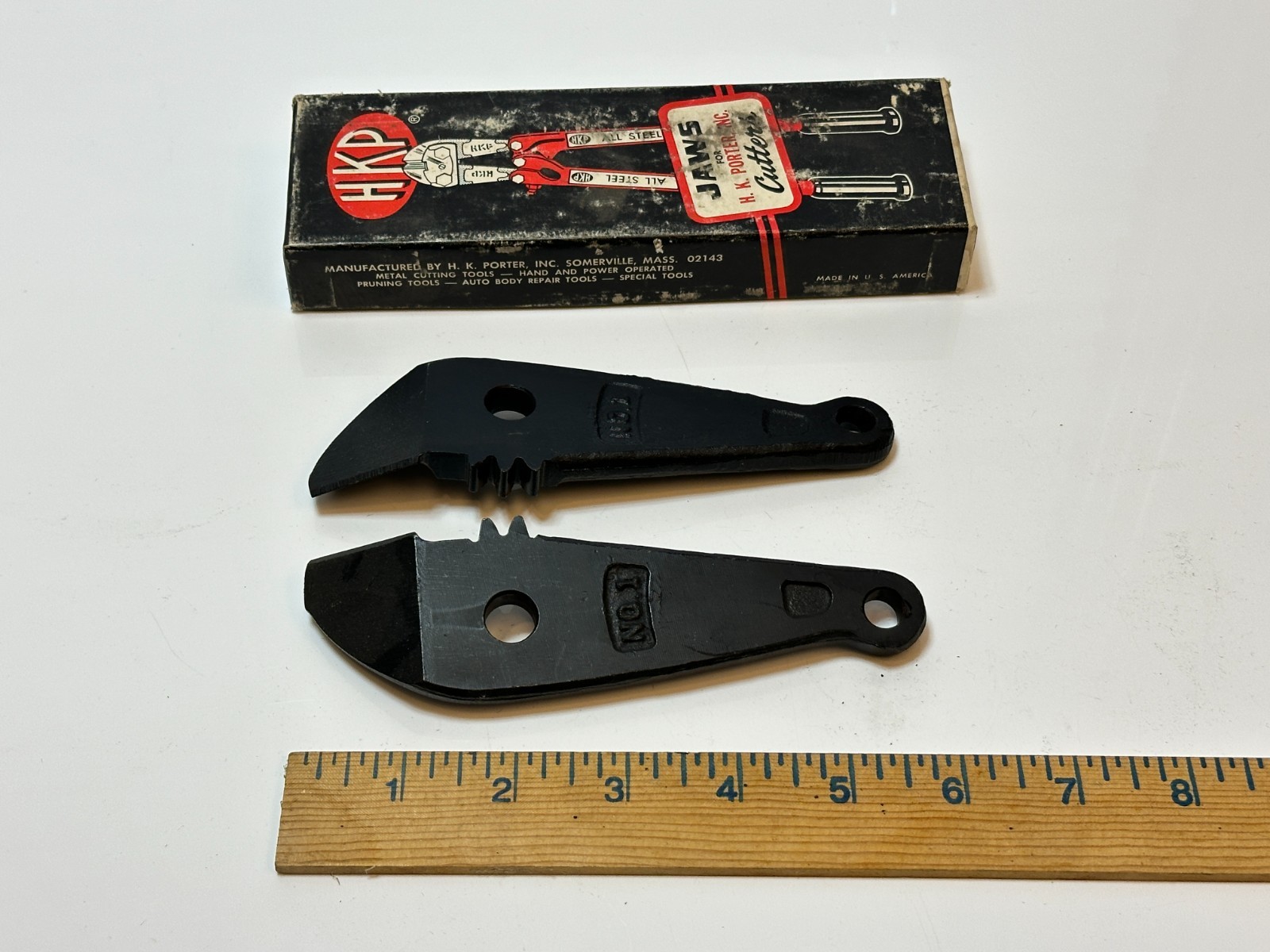 HK Porter Tools (HKP) USA No. 1 Replacement Bolt Cutter Jaws Pair Set (112A)