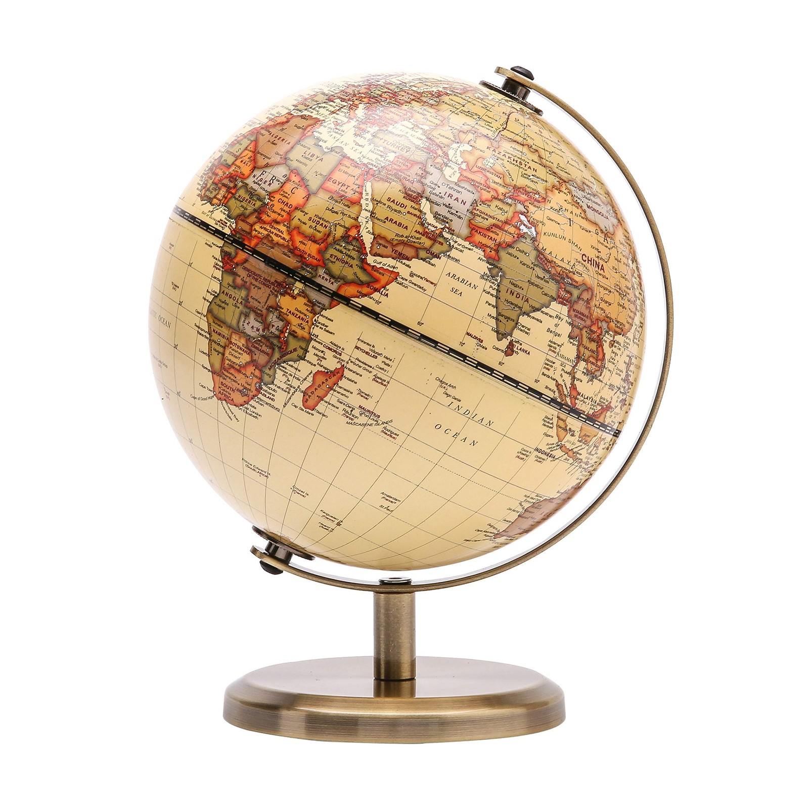 Antique Globe Dia 5.5-inch / 14CM - Educational/Geographic/Modern Desktop Dec...