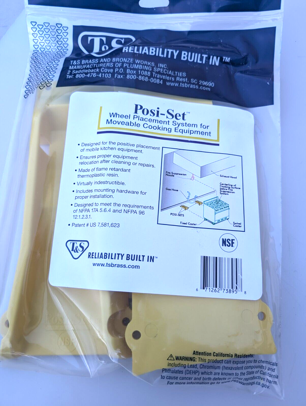 T&S Brass - POSI-SET - Appliance Locator Set