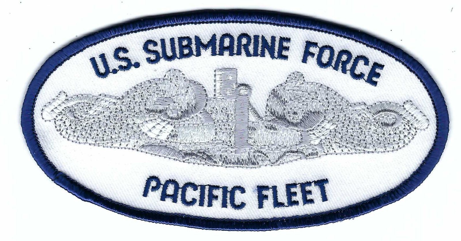 US Submarine Force Pacific Fleet - Silver dolphins - BCP c7802  - 5.25 x 2.5 in