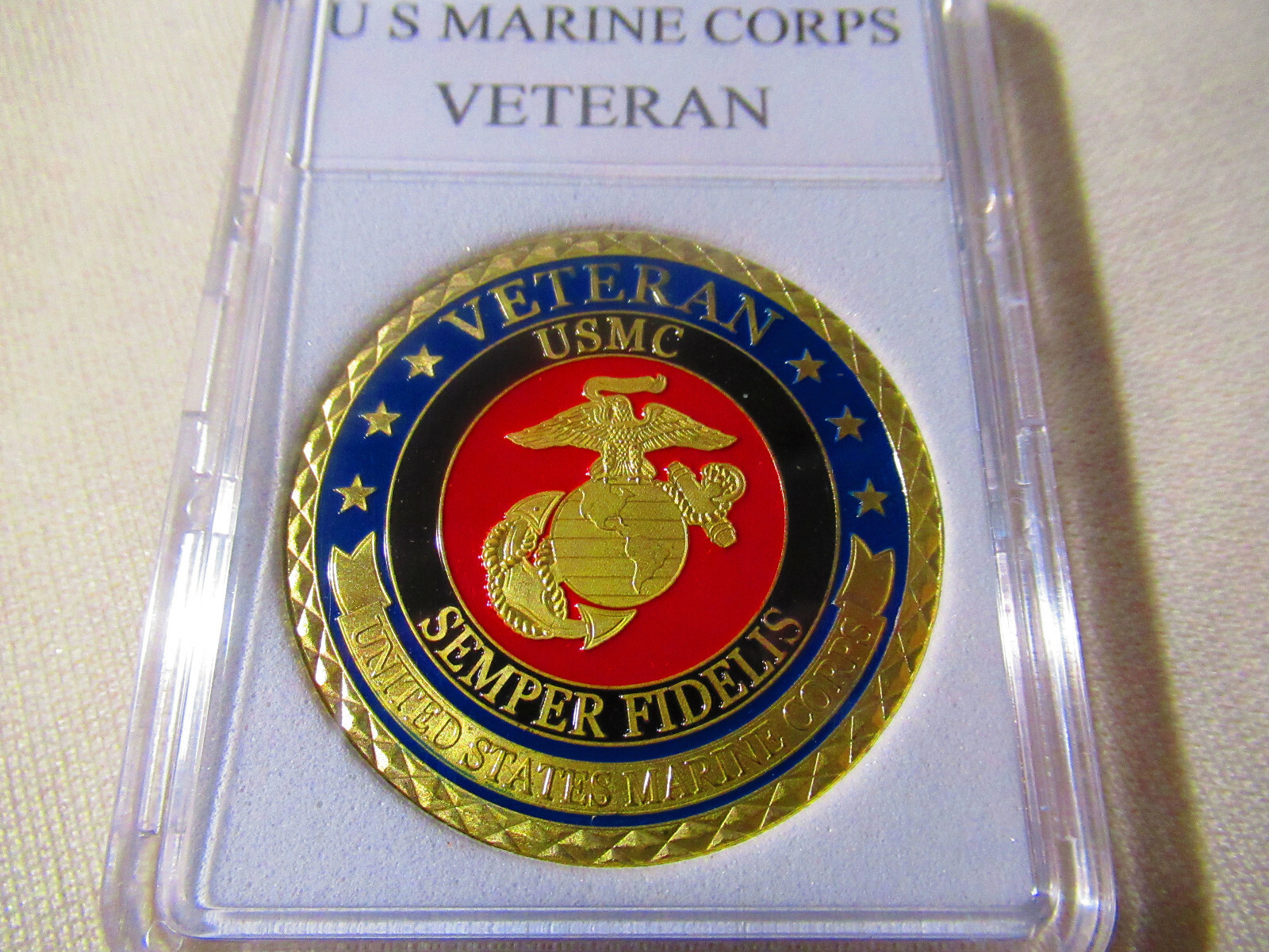 US MARINE CORPS VETERAN Challenge Coin