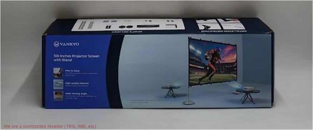 Vankyo 100" Projector Screen with Stand SEE DETAILS