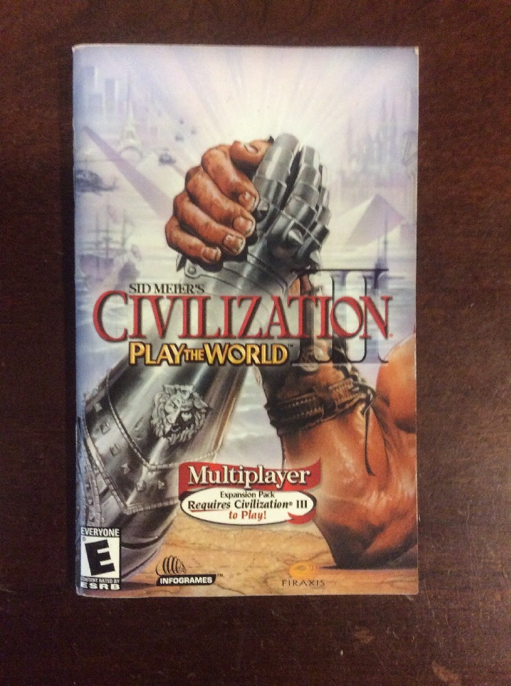 Sid Meier's Civilization 3 Manual Only For PC