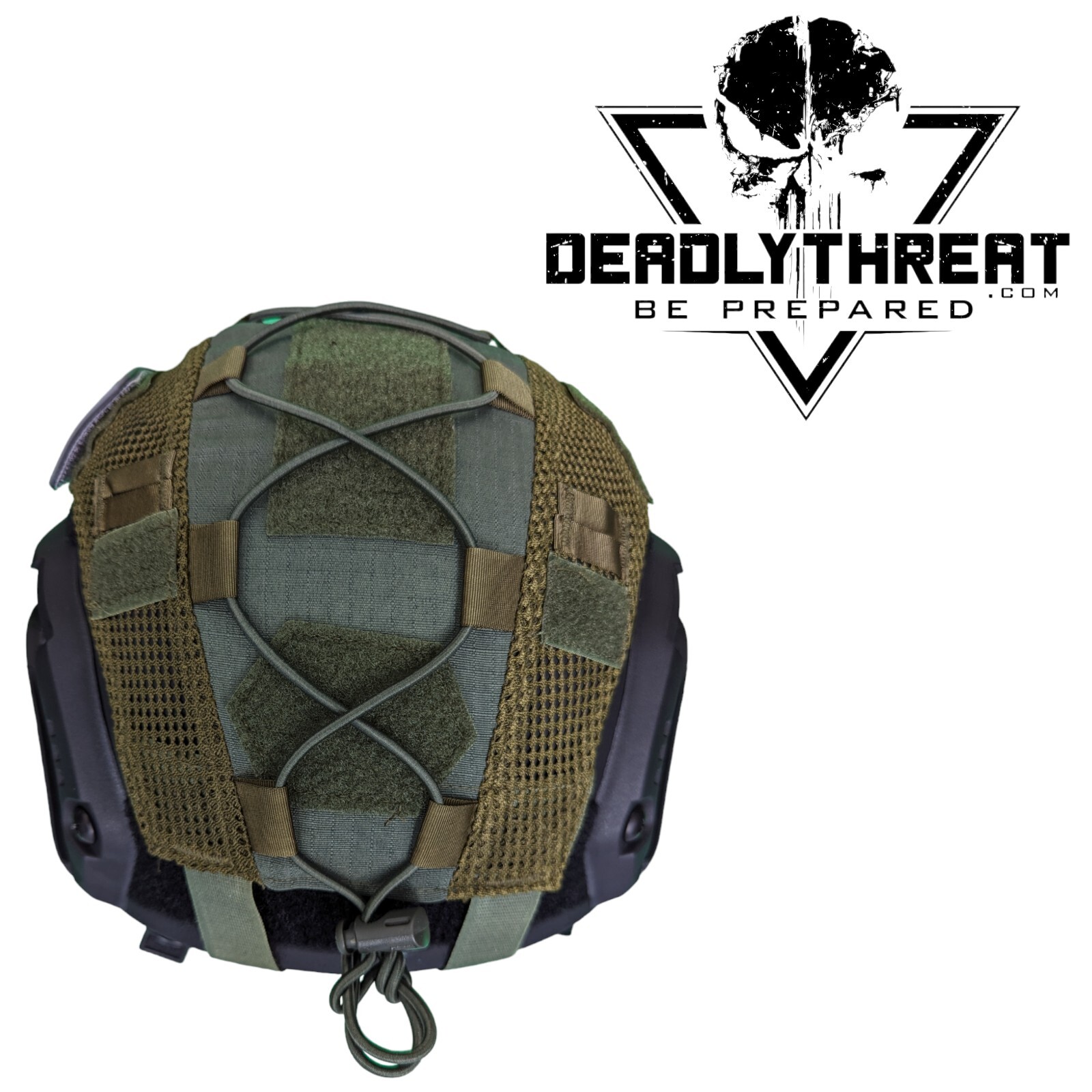 Superlite Ballistic Tactical Combat Helmet NIJ IIIA Medium Large W/ Sage Cover