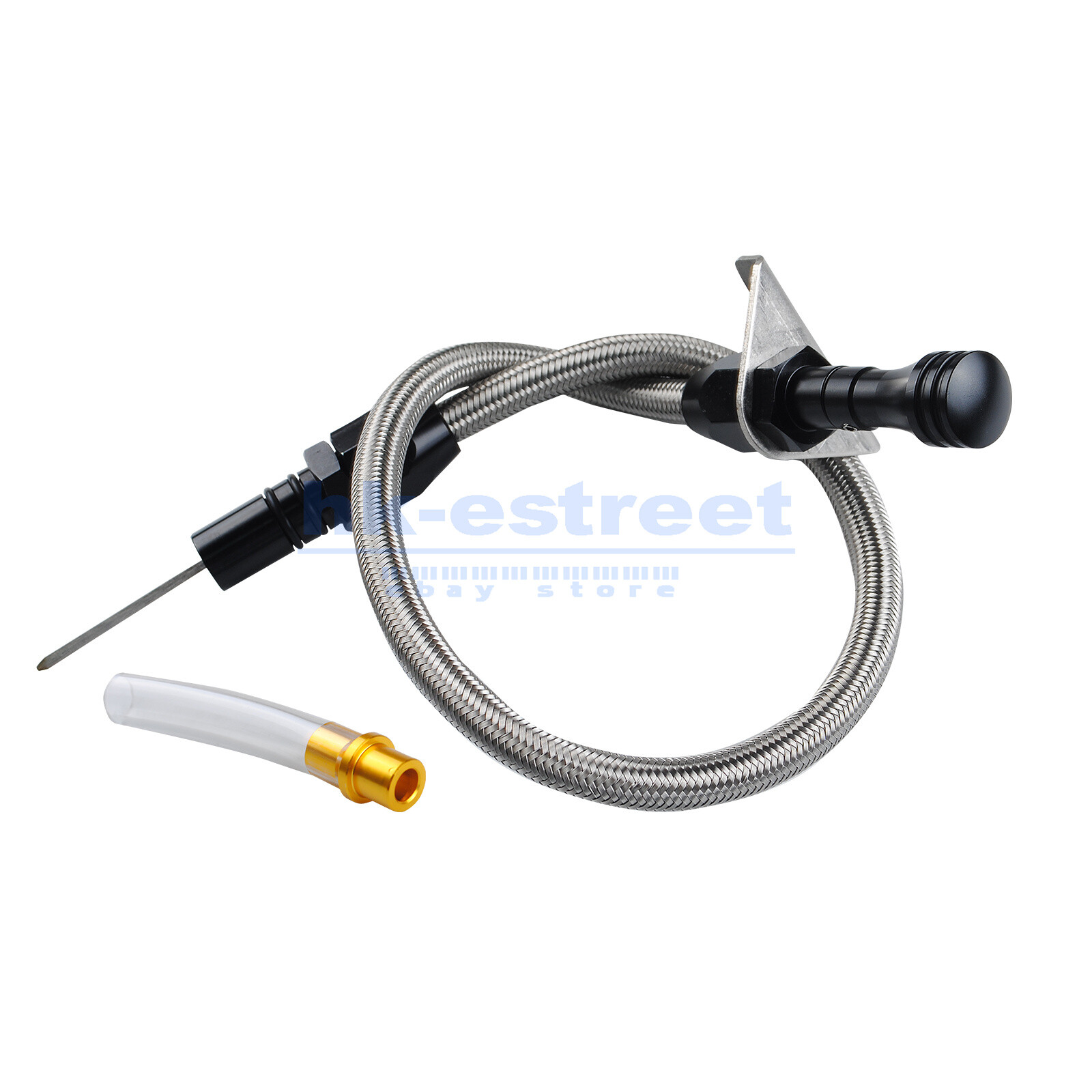 For Ford AOD Flexible Chrome Stainless Steel Transmission Dipstick AODE 4R70W US