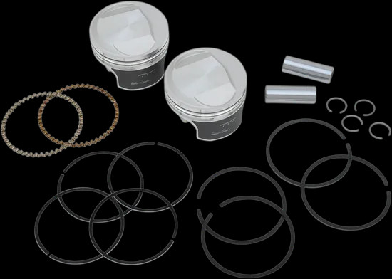 Wiseco Tracker Forged Piston Kit 1340cc 3.528 10:1 Harley Dyna Sturgis 91