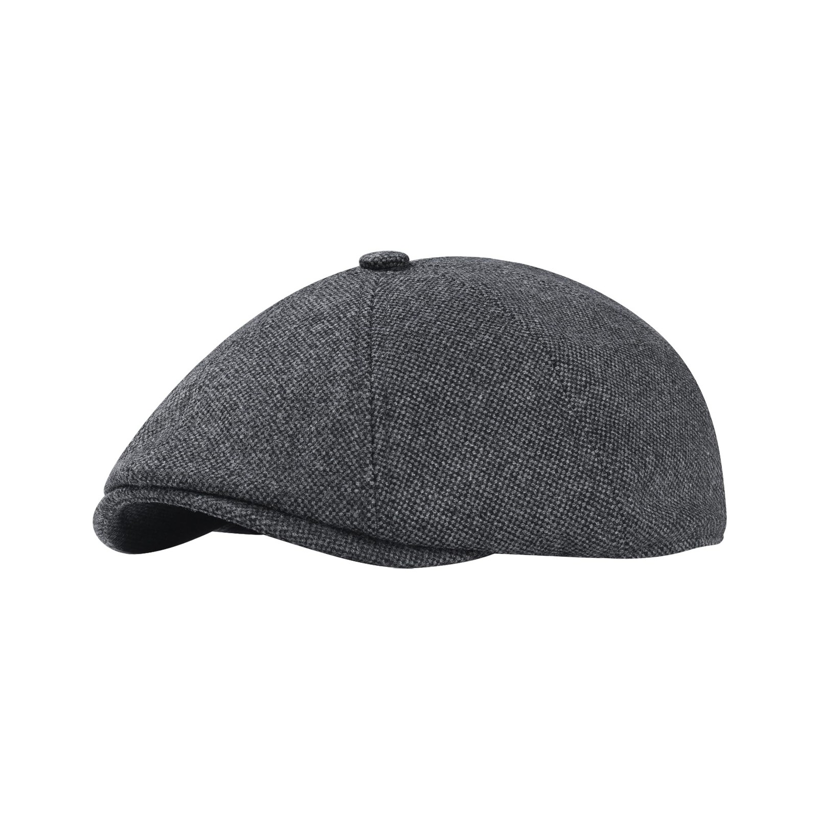 Men's Wool Blend Newsboy Cap Adjustable Gatsby Ivy Newsies Cabbie Hat Classic...