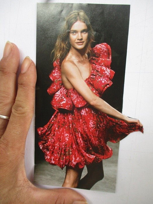 natalia vodianova celeb picture 3x6.5 inch natasupernova photo for scrapbook