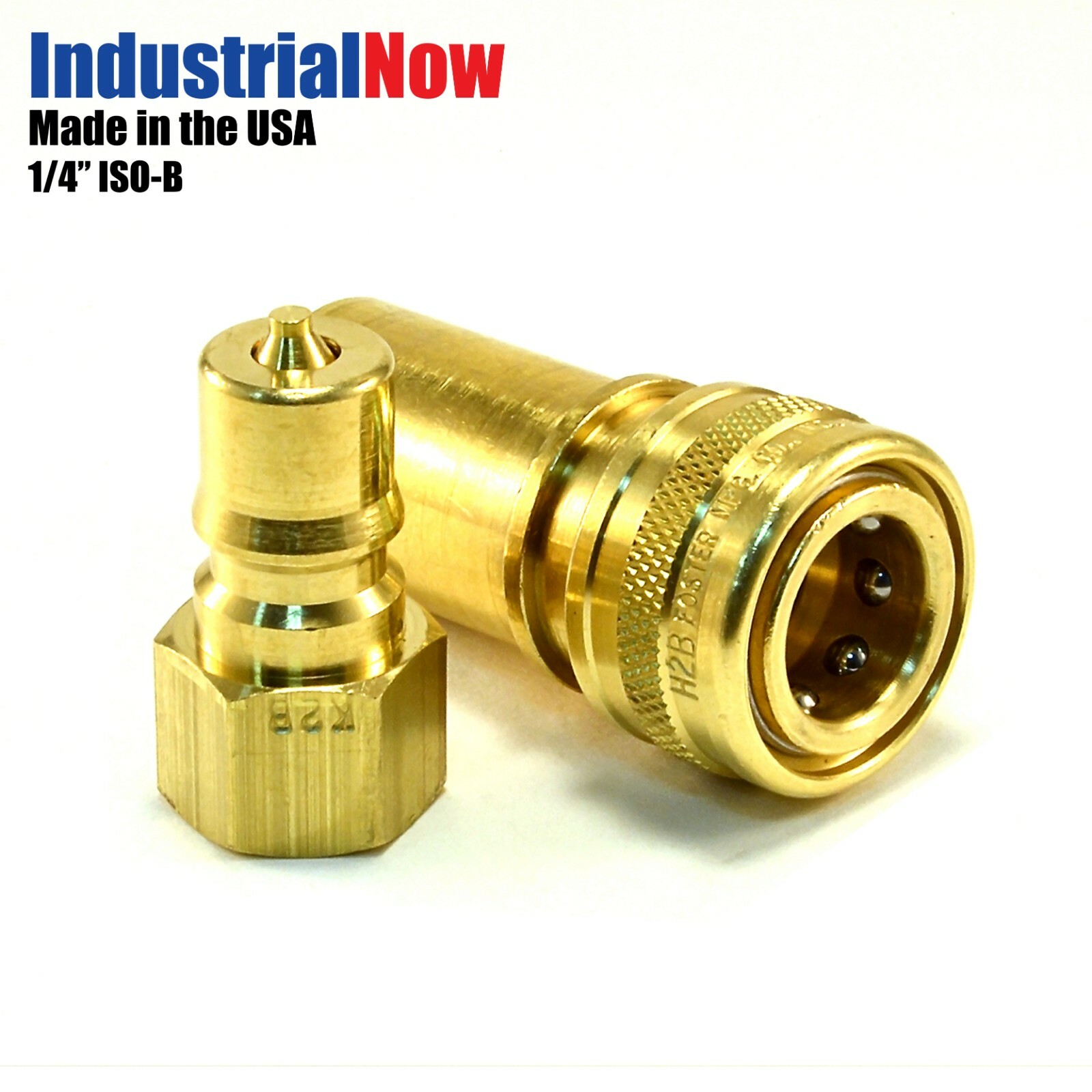Quick Disconnect Couplers for Carpet Cleaning Extractor Wands Hose 1/4" Brass
