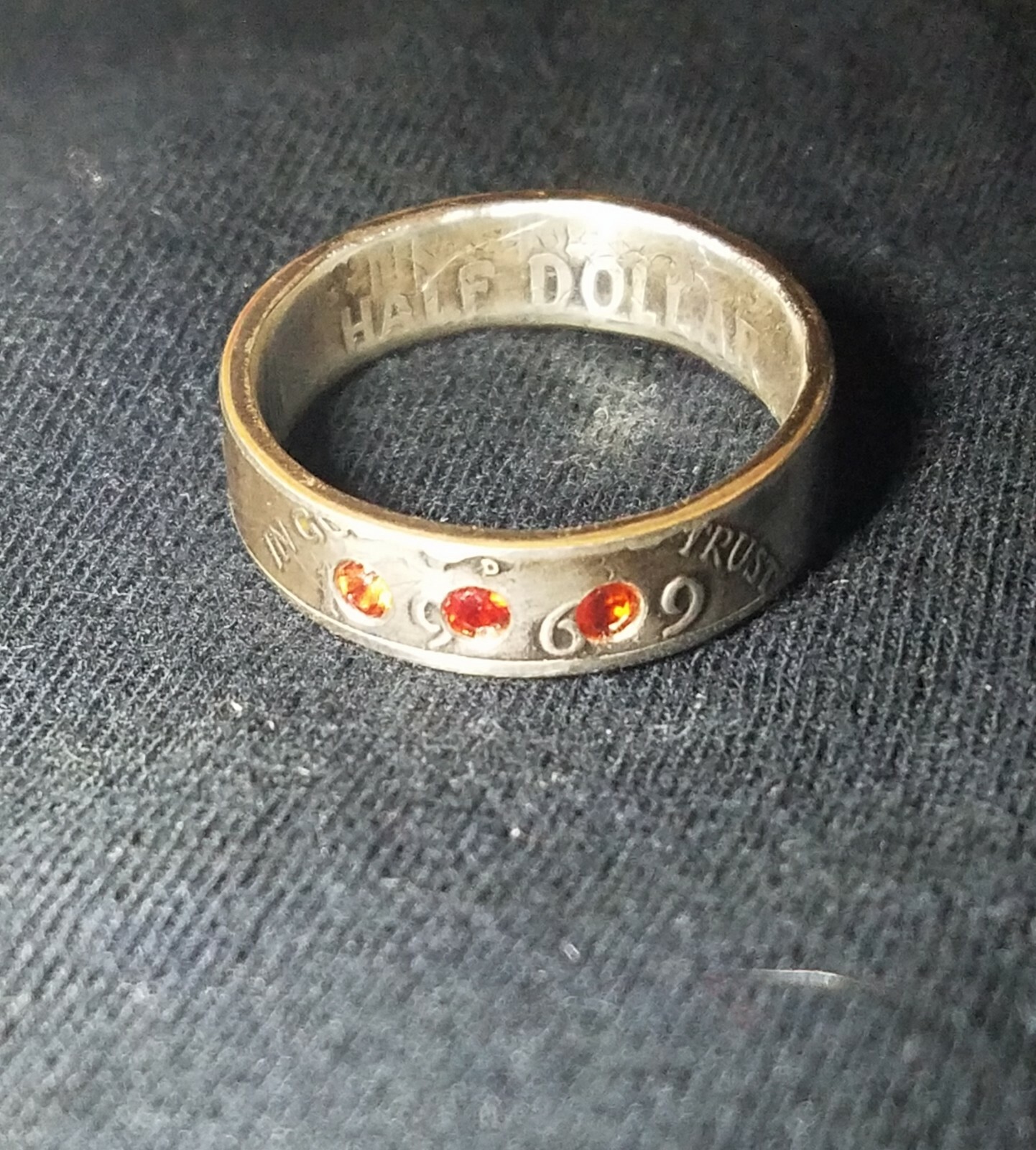 half dollar ring
