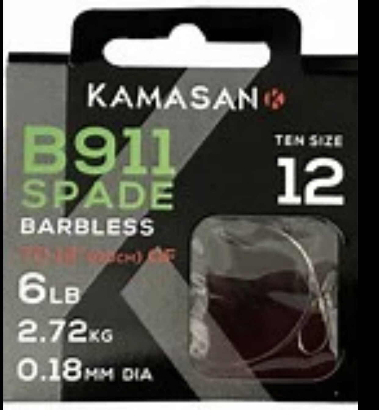 B911 Barbless Spade End Hooks to Nylon. All Sizes Available Carp, Course Fishing