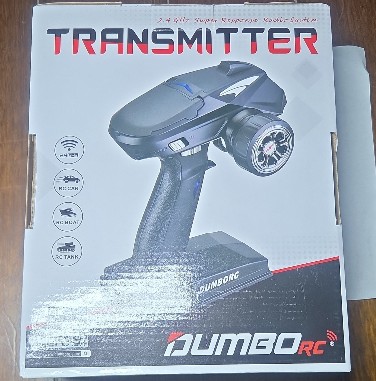 DumboRC X6 2.4GHz 6-Channel Pistol RC Transmitter W/Receiver