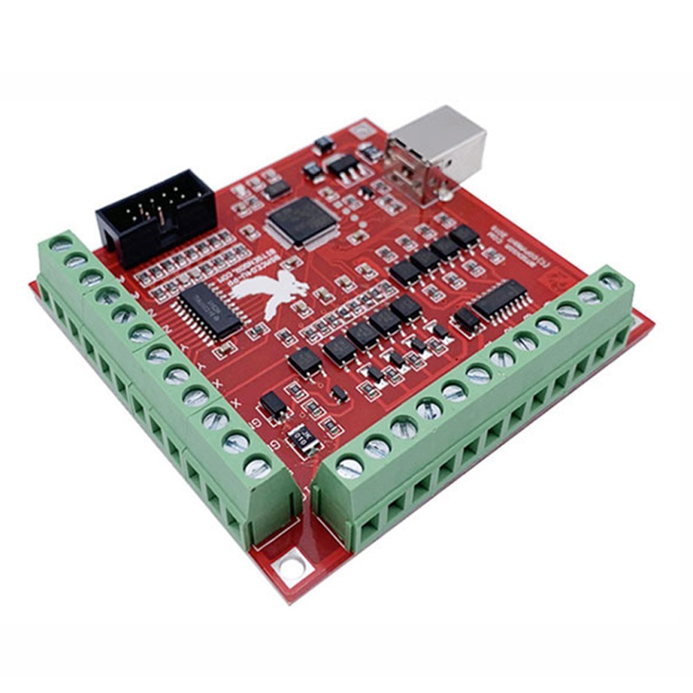 USB CNC Controller Card 3.15*3.03inch Motion Controller 0-10V Output for port
