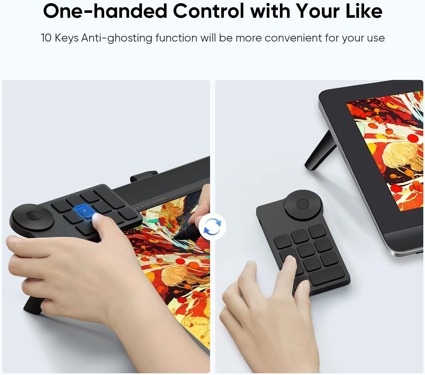 Teclado de acceso directo inalámbrico con control remoto programable Negro NUEVO