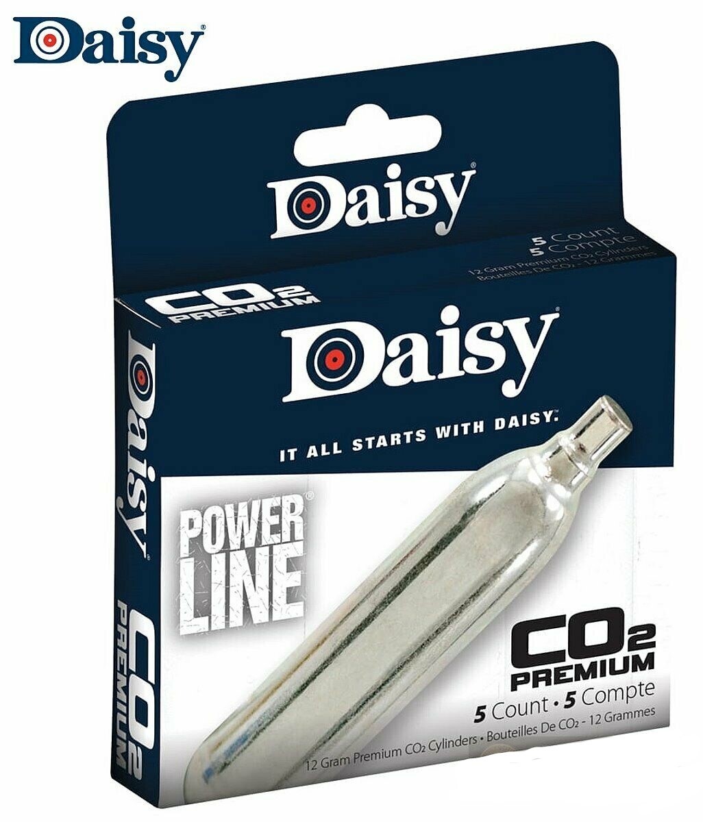 Daisy CO2 Powerline Premium 12-gram 5-count Air Gun Airsoft 7580 FAS (FVS008020)