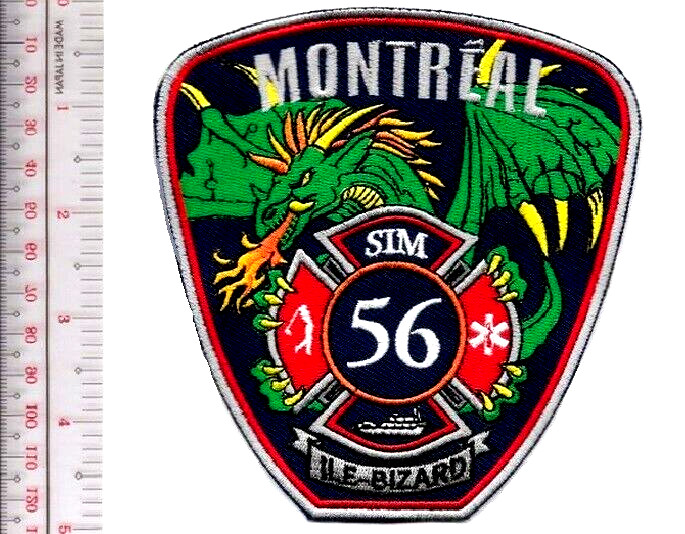 Montreal Fire Department Fire Station 56 Caserne Ile Bizard Service NO TARIFF