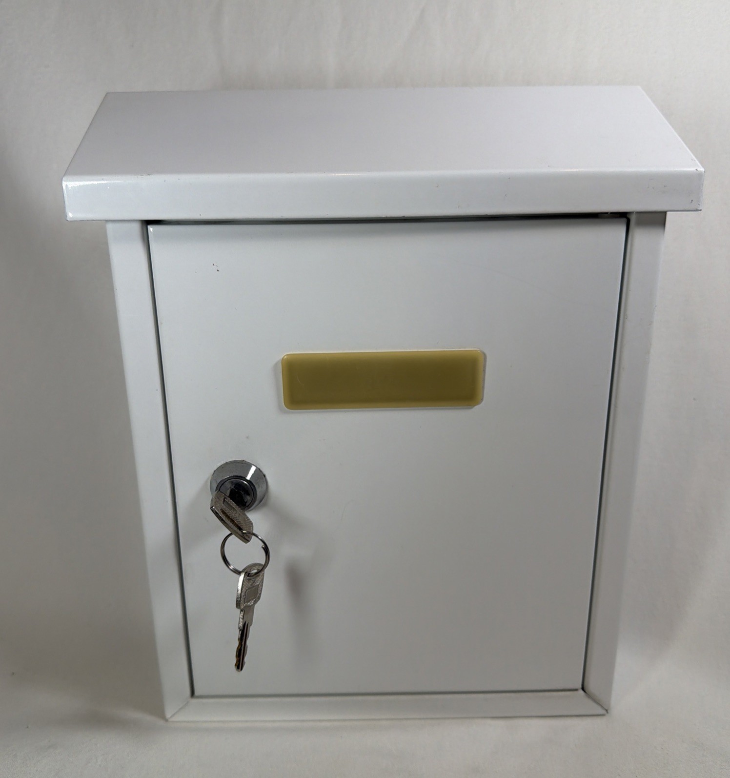 SereneLife Metal Mail Donation Security Safe Wall Mount Box Lock Unique Keys