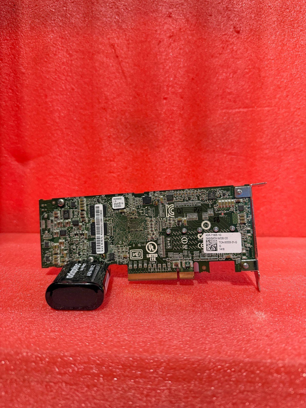 Adaptec ASR 71605 16 Ports RAID 1GB Flash Cache Vault BBU
