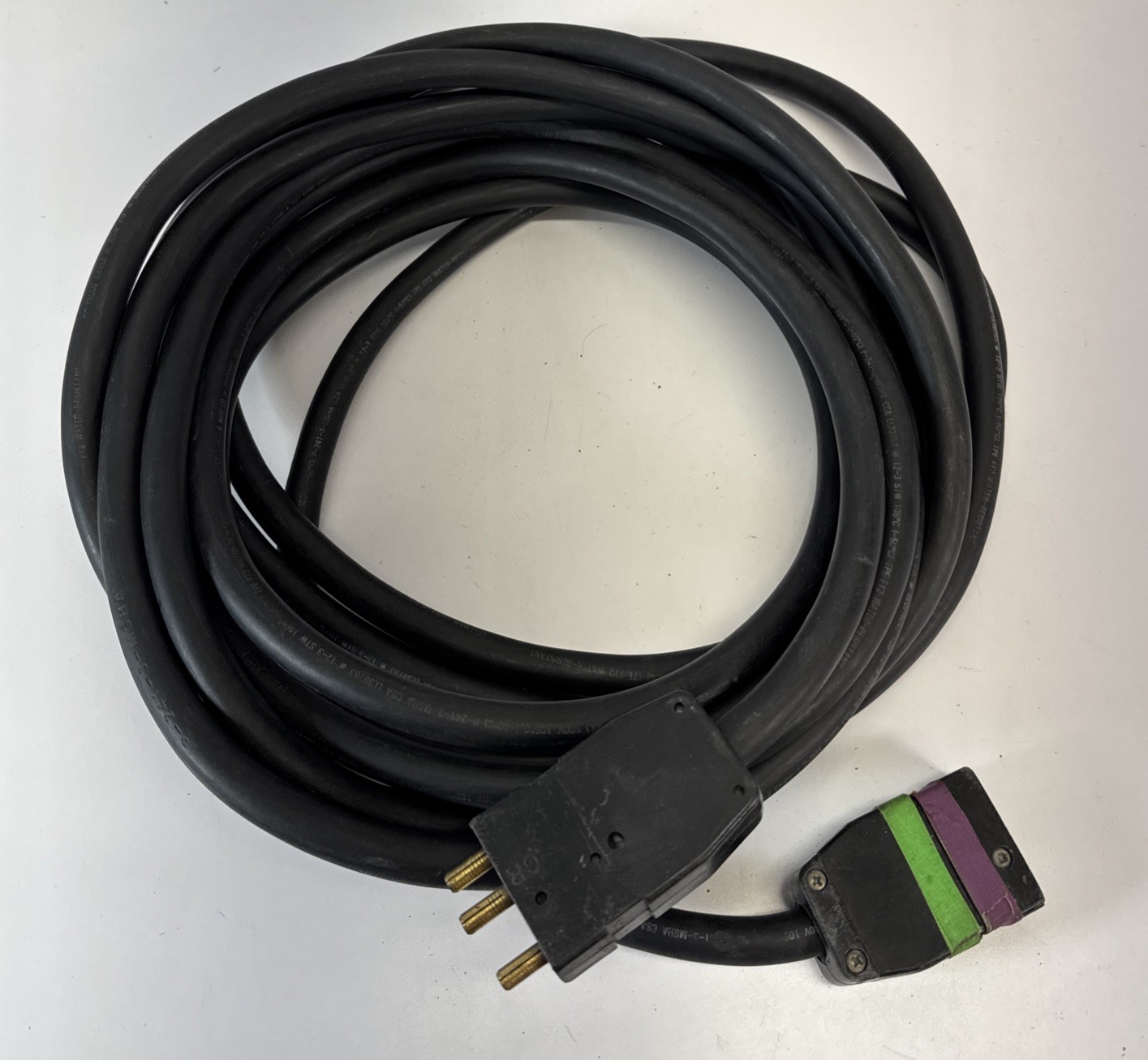 30ft 12/3 SOOW Stage Pin Bates Power Cable 20A 125V Lighting