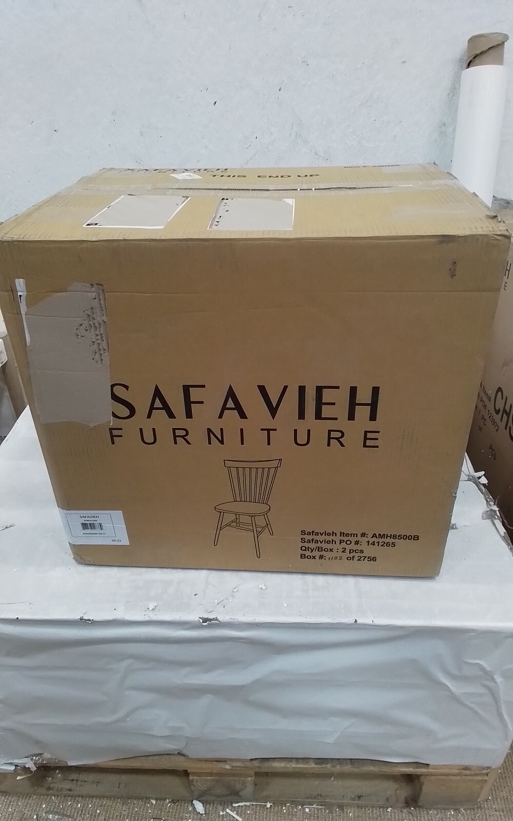 Safavieh PARKER SPINDEL SIDE CHAIR, Reduced Price 2172731600 AMH8500B